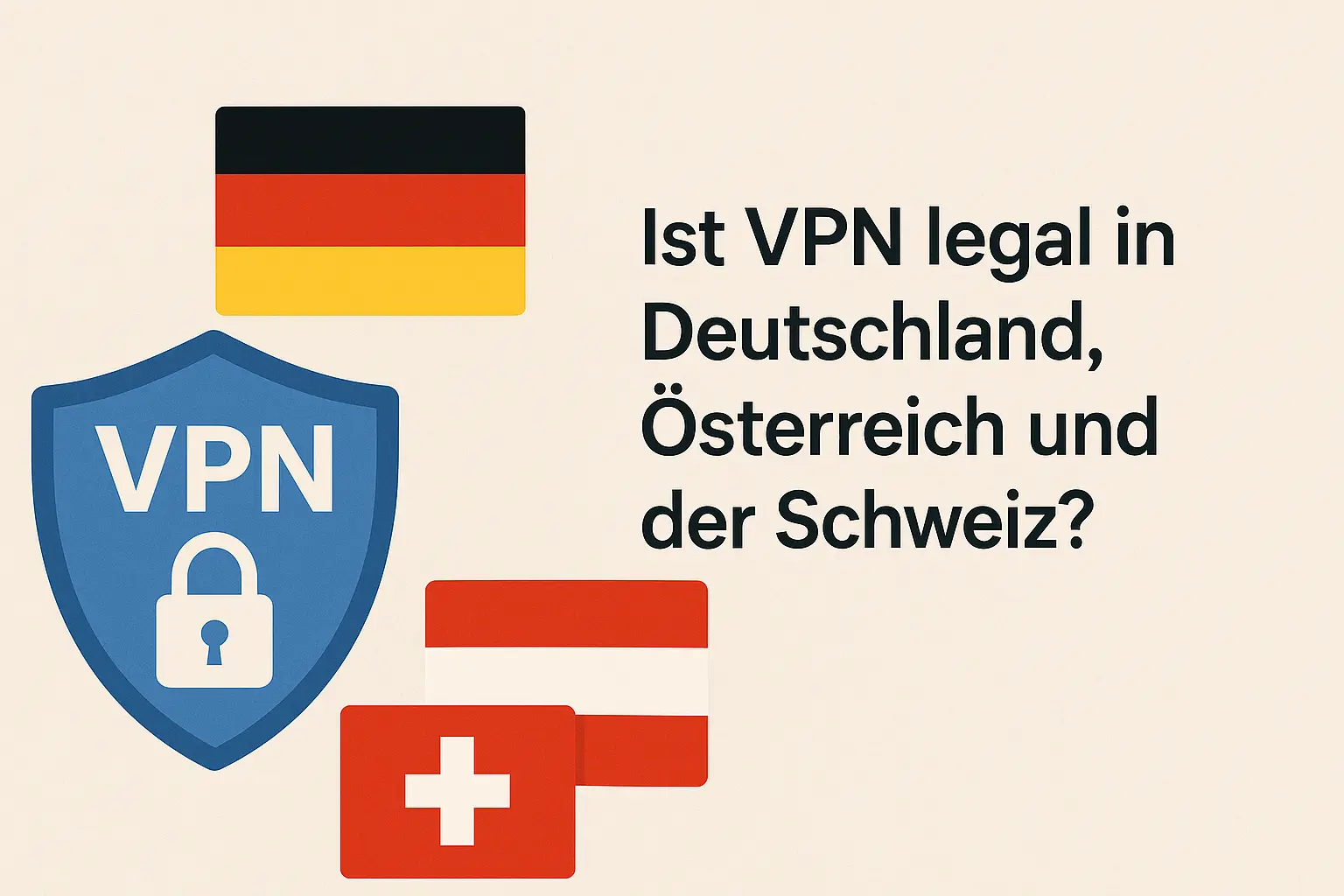Ist ein VPN legal in Deutschland, Österreich und der Schweiz?